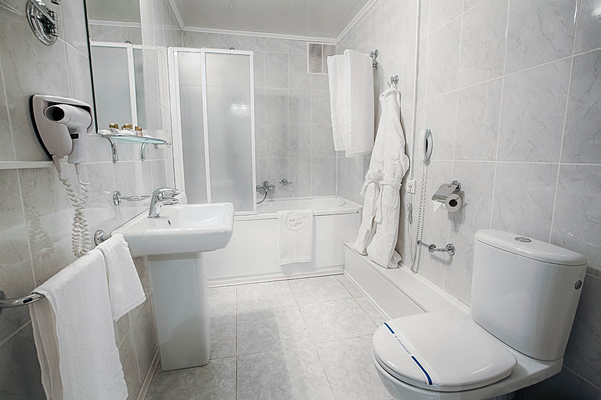 interior of modern bathroom