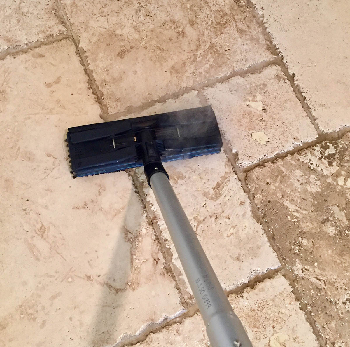 steam cleaning floor tiles grout